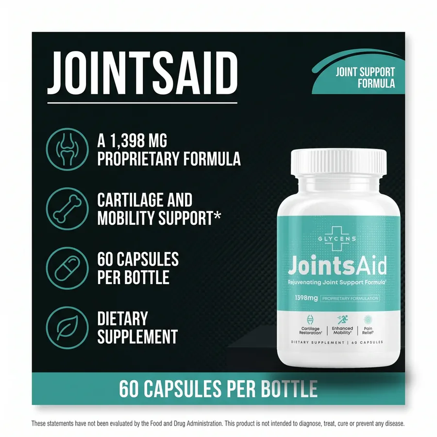 JointsAid Ingredients Explained: Inside the 1,398 mg Formula